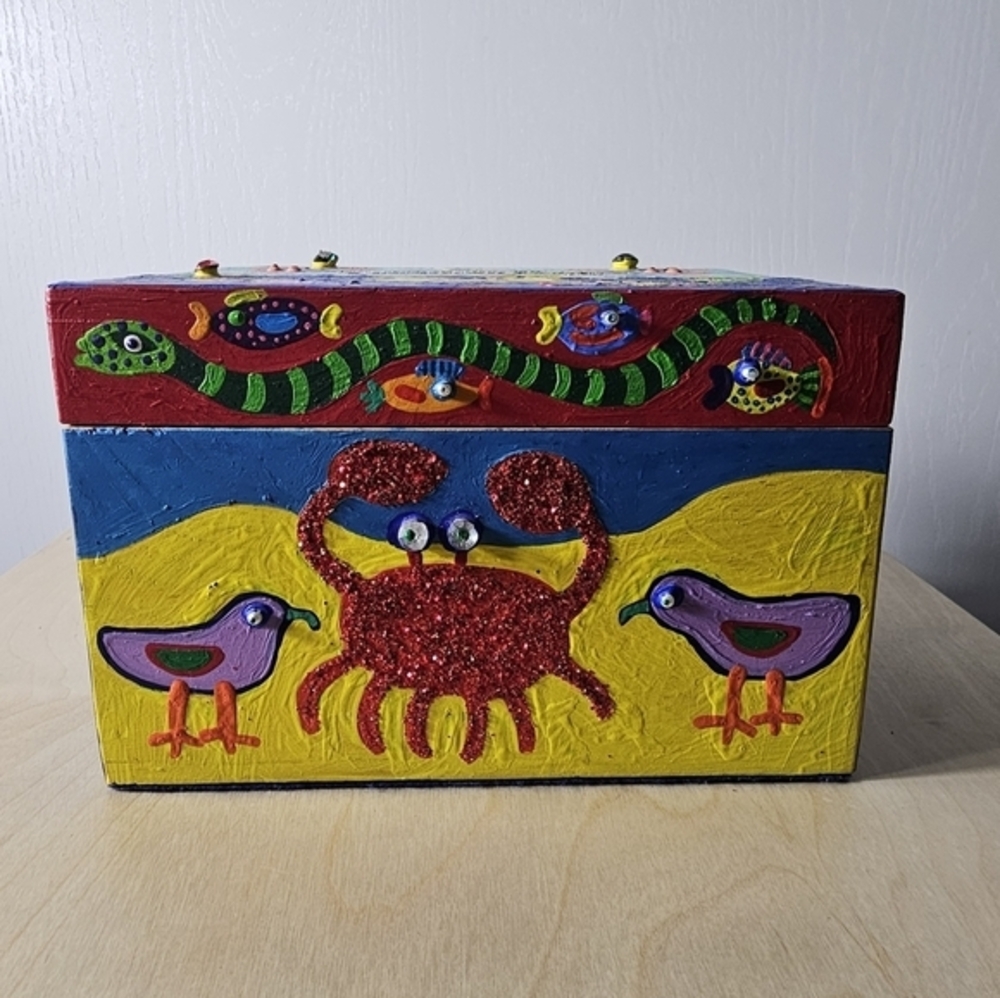 Hand Painted Box by S Baker